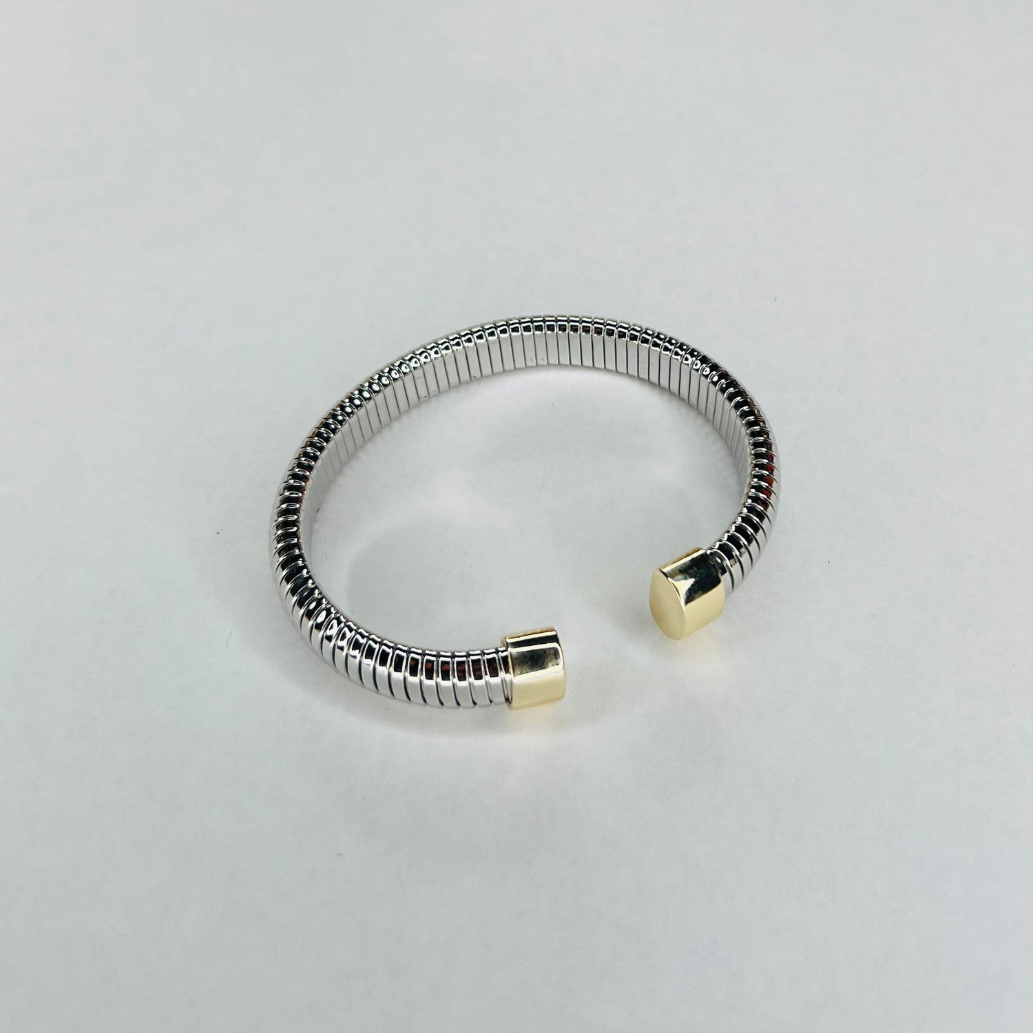 Isabella Two-Tone Cuff Bracelet