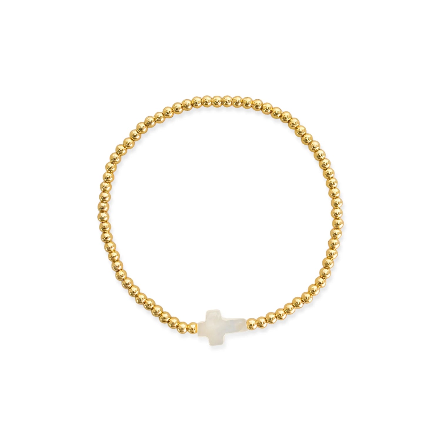 Gold Cross Bracelet